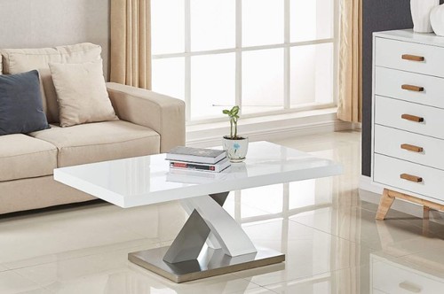 White coffee table - white,