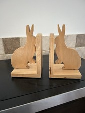 Bookends Wooden Rabbit