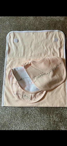 Emporio armani cotton baby bib - emporio,