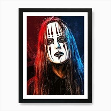 joey jordison slipknot band Art Pri Framed Wall Art Poster Canvas Print Picture