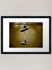 Shoes on a Wire Classic Framed