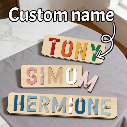 Personalised wooden name - personalised,