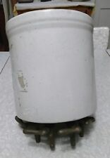 Antique stoneware crock with 4 brass valves. Water filter?