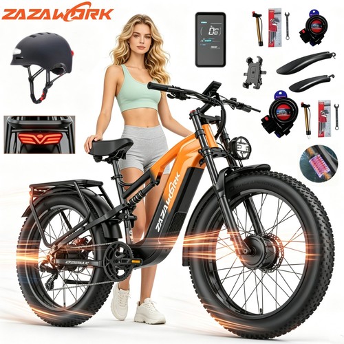 Dual motor bike fat tyre - e-bike,