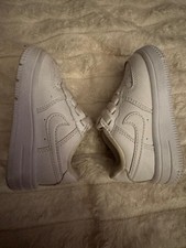 Size UK 3.5 baby - Nike Air Force 1  White