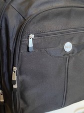 Dell Notebook Backpack Laptop Case Bag. Up To 16in Laptop. Black Silver Comfort