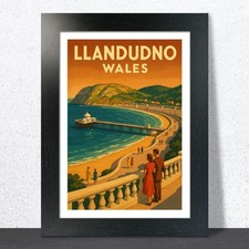 Llandudno Travel Poster
