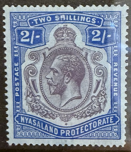 Nyasaland 109ah purple - nyasaland,