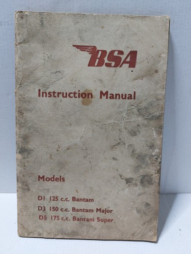 1957 bsa d5 bantam - d1,
