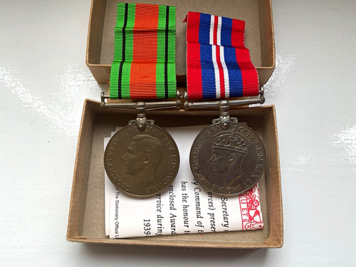 British wwii defence - british, medal