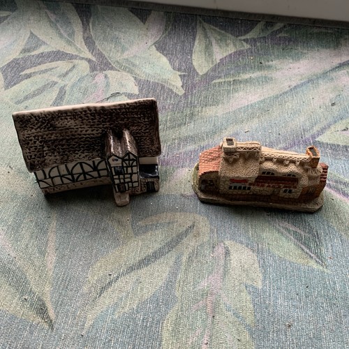 Vintage miniature cottages - vintage,