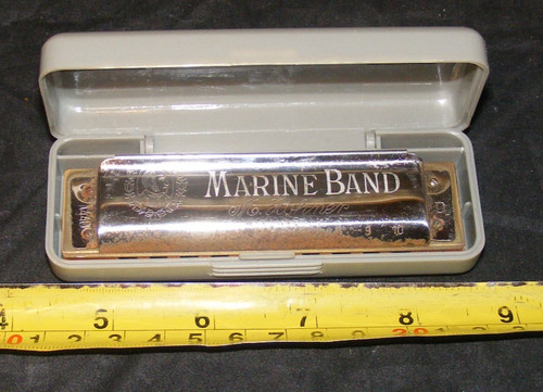 Vintage harmonica mouth organ - vintage,