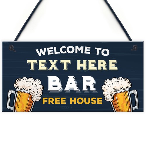 Personalised home bar gift - personalised,