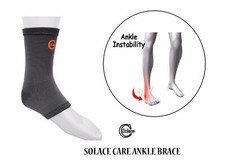 SC Bamboo Charcoal Ankle Compression Support Heel Swelling Treatment Brace Sock