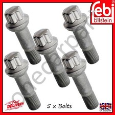 5 Light Alloy Wheel Bolts Febi