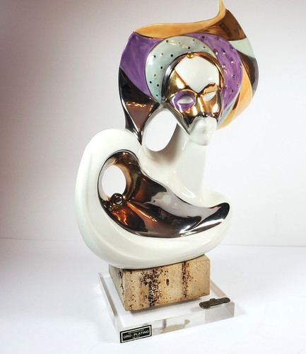 Vtg galos porcelain - porcelain, masked