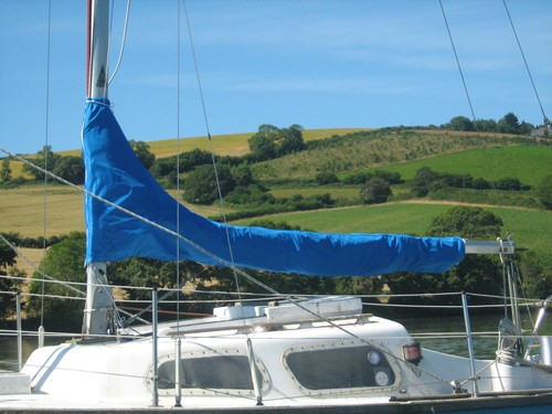 Sail cover mainsail boom - -,
