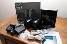 2 Arlo Pro 3 Cameras and Base