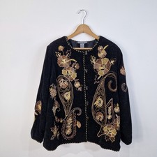 Indigo Moon Black Gold Glitter