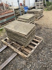 SANDSTONE WEATHERED PAVING SLABS MULTIPLE SIZES 30 SQ METRES £750 THE LOT