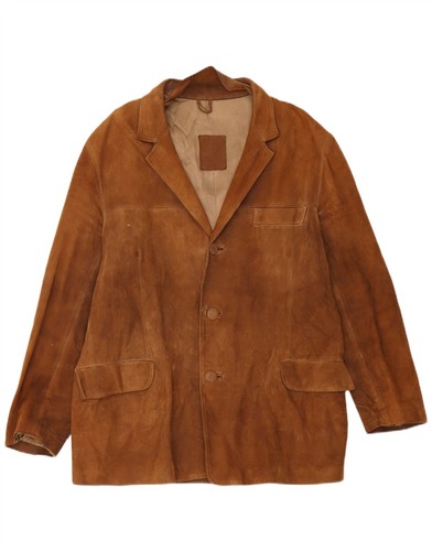 Vintage mens button suede - vintage, 3
