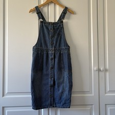Ladies TU Short Denim Pinafore