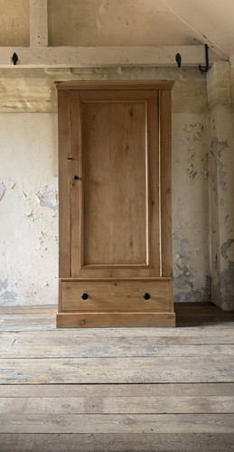 Antique solid pine - pine, wardrobe