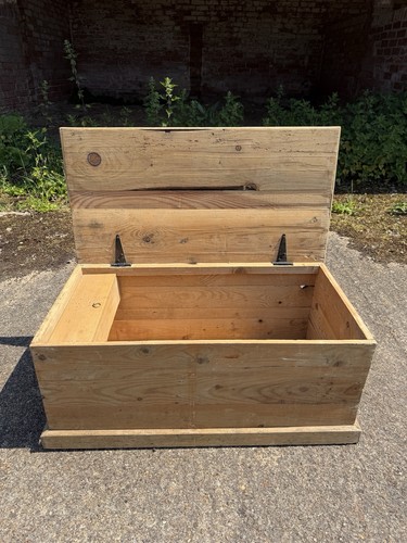 Antique pine country chest - antique,