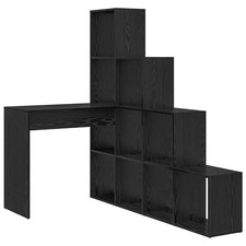 Corner Desk with Shelf with