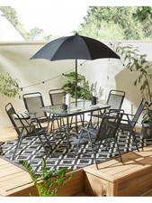 Santa Cruz 8-Piece Furniture Set Outdoor Seating Solution RELAXING VIBES