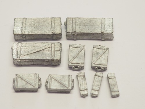 28mm ww2 metal ammo - ammo, boxes