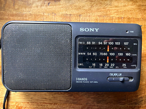 Sony icf 490l portable - sony, band
