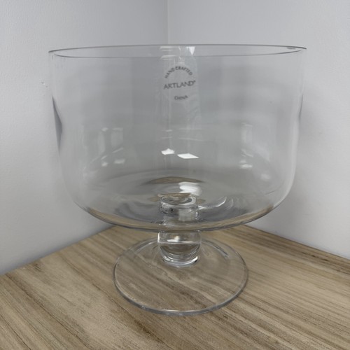 Artland glass trifle bowl - artland, hand