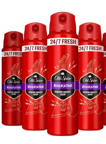Old spice body spray rockstar - body,