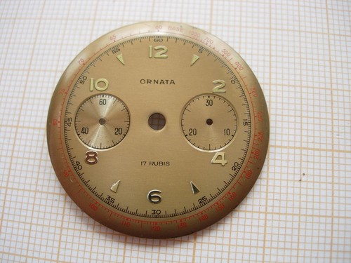 Dial watch chronograph - ,