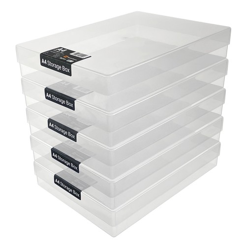 Craft storage box colourful - a4,