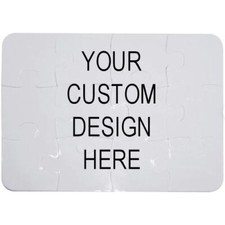 Personalised Cardboard Jigsaw Puzzle - 12 Piece Christmas Birthday Gift Photo