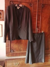 Vintage 1970s Irvine Sellars Black  Skirt& Jacket  Suit, Size 8