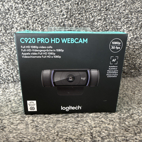 Logitech c920 pro webcam - c920, hd