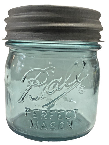 Ball half pint blue - half,