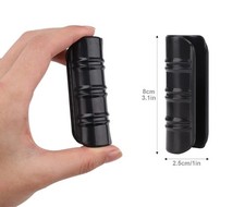 14 PCS Black Garden Buildings Tube Clip, Plastic Snap Clamps 25mm/0.98"