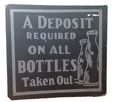 Vintage Store Sign A Deposit