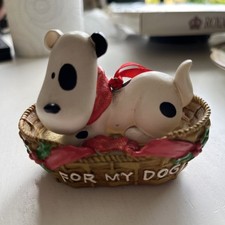 Dog In A Basket - Christmas Tree Ornament - ‘For my dog’ - Jack Russell