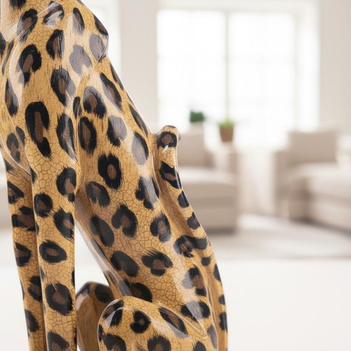 Leopard figurine creature - figurine,
