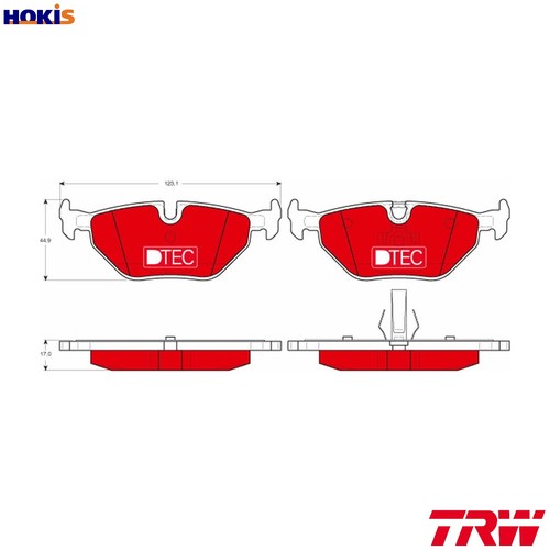 Brake pad set disc - brake,