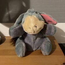 Vintage Disney Winnie the Pooh 7” Eeyore Soft Toy Talking And Moving Toy Working