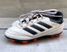 JR Kids Adidas GOLETTO FX Leather Moulded studs Football Boots Trainers Size 10