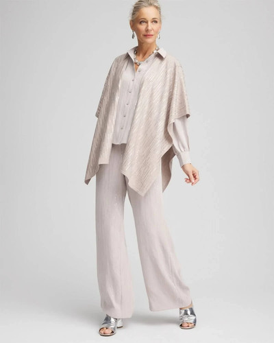 Cashmere blend sequin ruana - cashmere,