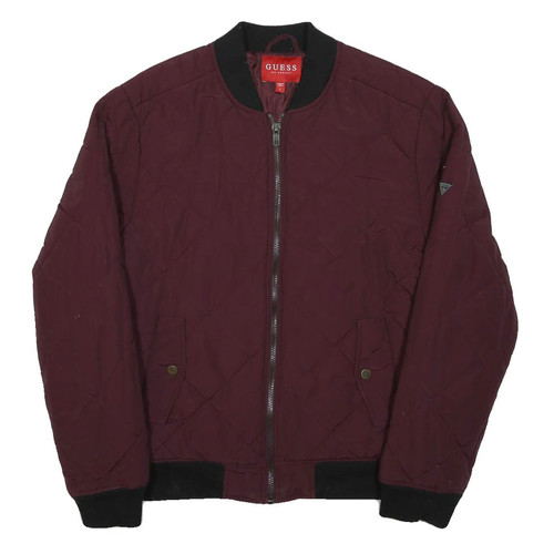 Guess womens maroon quilted - womens,