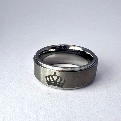 Gunmetal tungsten crown - gunmetal,